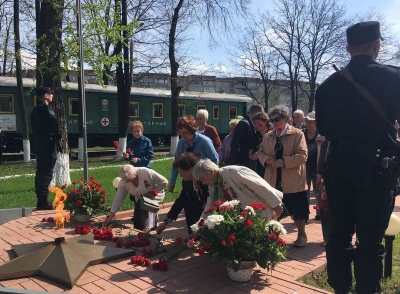 Торжественное мероприятие по случаю Дня Победы прошло на Вологодском вагоноремонтном заводе