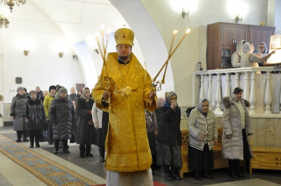 Епископ Флавиан совершил Литургию в день памяти митрополита Московского Филарета