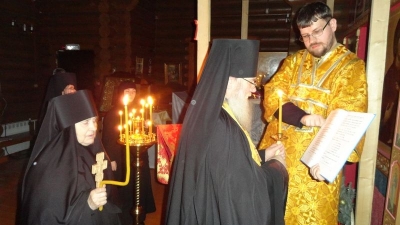 В Новолеушинской женской обители состоялся постриг в мантию инокини Тавифы (Мусатовой)