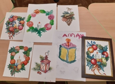 В воскресной школе Прокопьевского собора организовали мастер-классы «Огоньки Рождества»