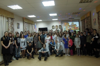 Сретенский молодежный вечер состоялся в воскресной школе Архиерейского подворья Воскресенского собора Череповца
