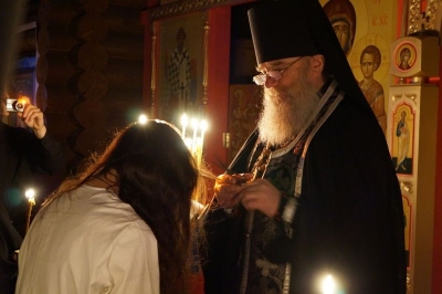 В Ново-Леушинском монастыре состоялся монашеский постриг в праздник Входа Господня в Иерусалим