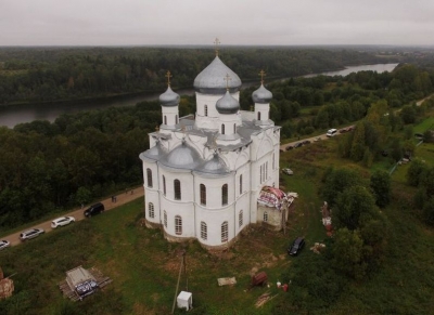 Первая Литургия состоялась в храме Флора и Лавра пос. Кумзеро Харовского района