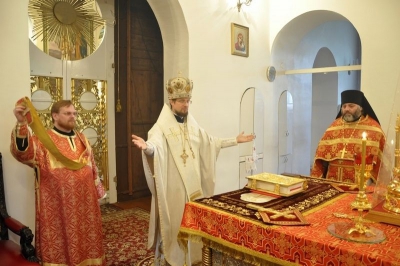 Епископ Флавиан совершил Литургию в день памяти царевича Димитрия Угличского
