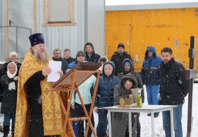 В Вологде освятили закладной камень часовни Илии Пророка в районе телецентра