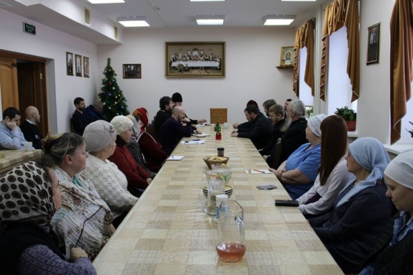 В кафедральном соборе города Череповца состоялось приходское собрание по итогам года