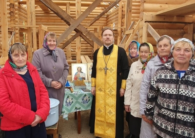 Продолжается строительство храма святителя Леонтия Ростовского в селе Борисоглебское Вологодского района