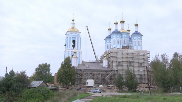 Митрополит Игнатий совершит чин освящения колоколов для воссозданного Казанского храма Шексны