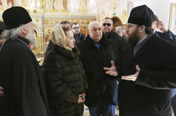 Председатель Финансово-хозяйственного управления Московской Патриархии митрополит Вологодский и Кирилловский Игнатий принял участие в объезде строящихся храмов в Западном округе Москвы