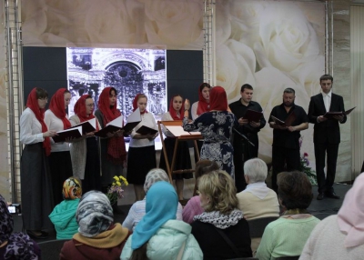 В концертной программе выставки «Русский Мир» приняли участие творческие коллективы Вологодской епархии и воскресные школы