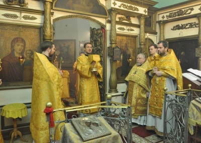 Епископ Флавиан совершил богослужение в Неделю о блудном сыне
