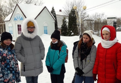 Воспитанники военной дружины имени Димитрия Донского побывали на экскурсии в храме Рождества Христова