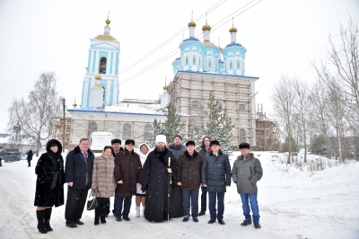 В воскресенье перед Богоявлением митрополит Игнатий совершил Литургию в Казанском храме Шексны