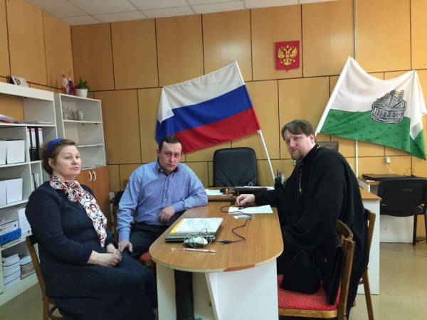 Благочинный Междуреченского округа встретился с главой муниципального образования Юровское по вопросу строительства часовни