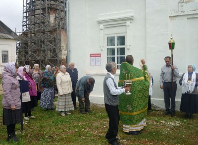 В деревне Сяма впервые за много лет состоялся крестный ход с иконой Рождества Пресвятой Богородицы