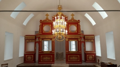 Крестовоздвиженский храм города Грязовца реставрируется