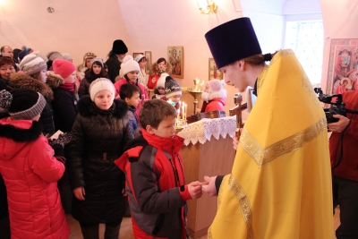 Участники международного фестиваля посетили храм Владимирской иконы Божией Матери деревни Бобровниково