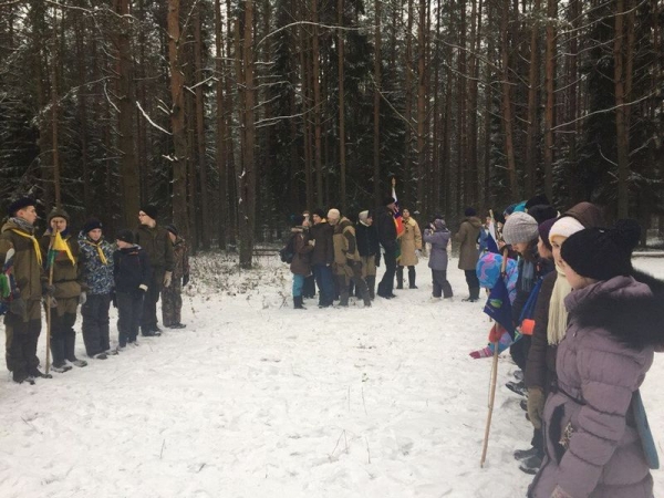 Осенний слет прошел у разведчиков дружины «Череповец» Архиерейского Воскресенского подворья