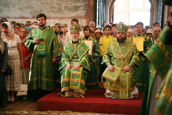 Епископ Вологодский и Великоустюжский Игнатий совершил первую Литургию на Вологодской земле