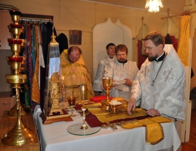 Епископ Флавиан совершил Литургию в день памяти семидесяти Апостолов