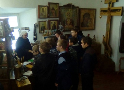 В Покровском храме Воскресенского Горицкого монастыря продолжились встречи со школьниками