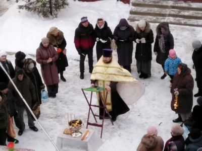 В храме преподобного Сергия Радонежского города Вологды верующие встретили праздник Крещения Господня