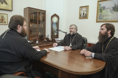 Митрополит Игнатий и епископ Симон обсудили строительство храма на Донской земле