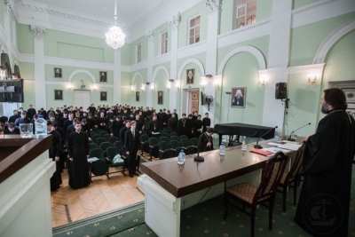 Иерей Сергий Зяблицкий представил свою исследовательскую работу на научно-богословской конференции в Санкт-Петербурге