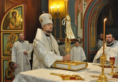 В праздник Рождества Христова епископ Флавиан совершил Божественную литургию в кафедральном соборе Череповца