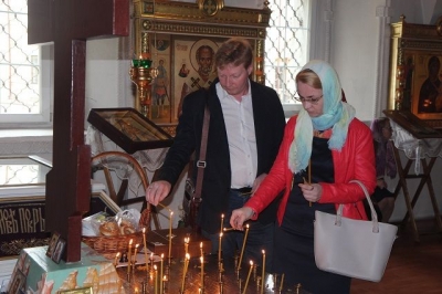 В храме святого благоверного князя Александра Невского состоялась заупокойная лития о погибших при исполнении служебного долга сотрудниках органов правопорядка