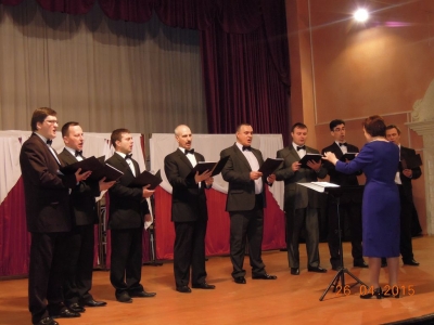 В Череповце выступил мужской вокальный ансамбль «Лик» Воскресенского собора