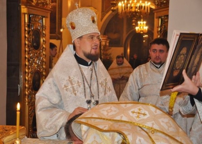 Епископ Флавиан возглавил Божественную литургию в день праздника Обрезания Господня