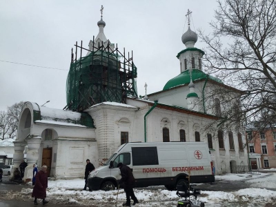 Вологодская епархия и участники автопробега &quot;Надежда&quot; оказали помощь бездомным