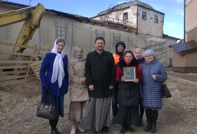 В Богоявленском храме бывшего Георгиевского прихода состоялся молебен о возрождении святыни