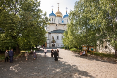 Председатель ФХУ и руководитель Департамента культурного наследия Москвы провели совещание по реставрации храмов Новоспасского монастыря