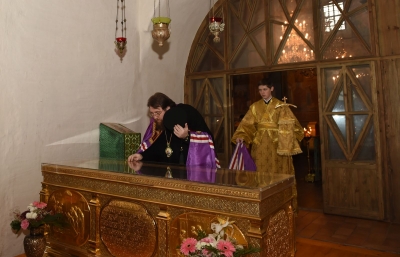Епископ Игнатий с архипастырским визитом посетил Кирилловское благочиние