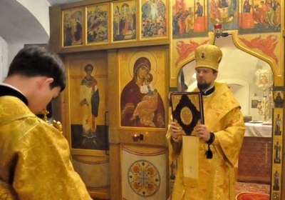 Епископ Флавиан совершил всенощное бдение в храме города Белозерска