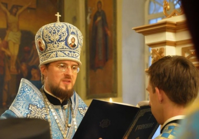 Епископ Флавиан совершил всенощное бдение в соборе Архиерейского Воскресенского подворья