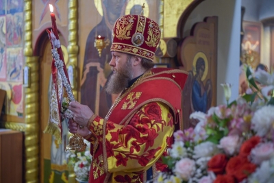 В Антипасху митрополит Савва совершил Литургию в вологодском храме Покрова на Торгу
