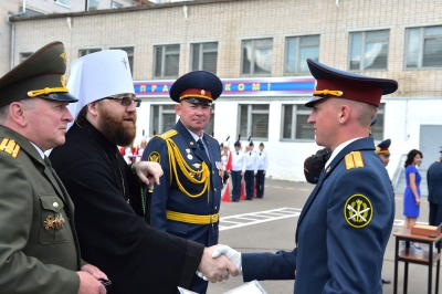 Митрополит Игнатий принял участие в торжественном выпуске бакалавров Вологодского института права и экономики ФСИН России